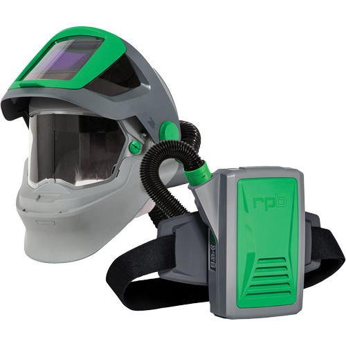 Respirateur de soudage Z4 avec joint de menton FR et APR motoris&eacute; PX5, Respirateur &agrave; masque/Masque de soudage The Estey Group
