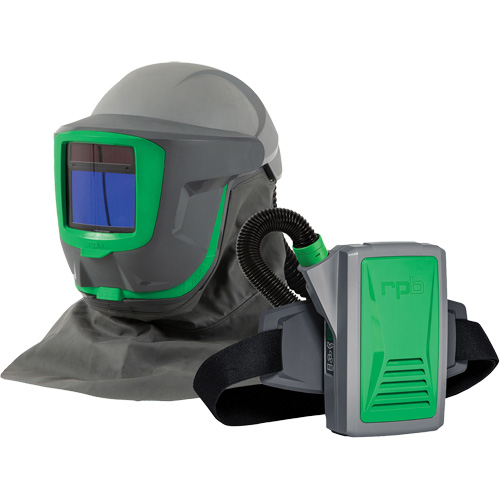 Z-Link+ syst&egrave;me APR motoris&eacute; avec cape &agrave; l'&eacute;paule & visi&egrave;re, Respirateur &agrave; masque/Masque de soudage The Estey Group