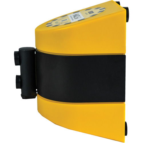 Syst&egrave;me de barri&egrave;re de s&eacute;curit&eacute; HAZLOK, Plastique, Fixation magn&eacute;tique, 30', Ruban Noir et jaune The Estey Group