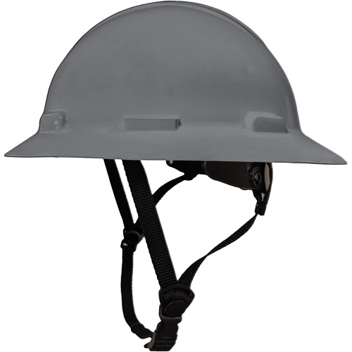 LIDGUARD&reg; Full Brim Hardhat with Chinstrap, Meets CSA Type 1, Ratchet Suspension, Vented The Estey Group