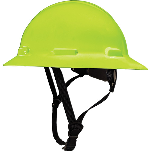 LIDGUARD&reg; Full Brim Hardhat with Chinstrap, Meets CSA Type 1, Ratchet Suspension, Vented The Estey Group