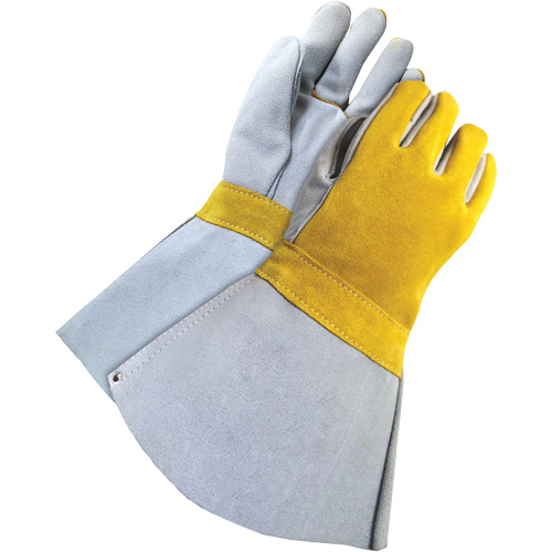 Soudeur doubl&eacute; avec poignet de 5", Cuir de vache refendu, Taille Taille unique The Estey Group