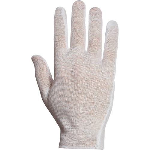 Superior&reg; ML40 Inspection Glove, Poly/Cotton, Hemmed Cuff, One Size The Estey Group