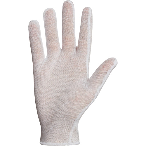 Superior&reg; ML40 Inspection Glove, Poly/Cotton, Hemmed Cuff, One Size The Estey Group