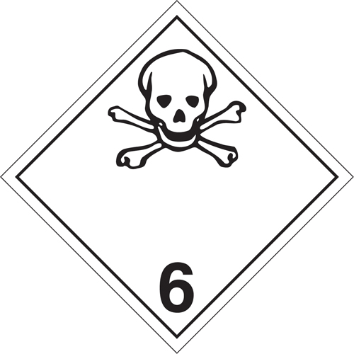 Toxic Materials TDG Placard, Tagboard The Estey Group