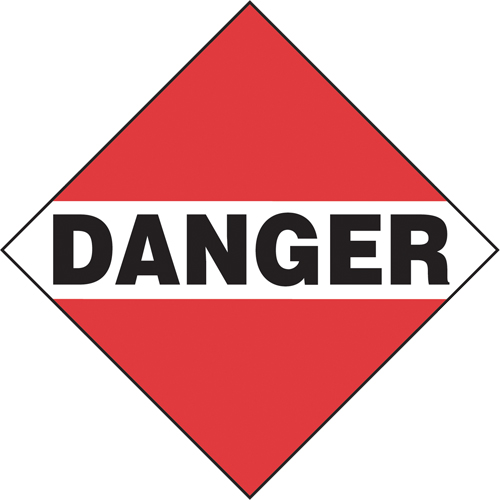 Danger Mixed Load TDG Placard, Tagboard The Estey Group