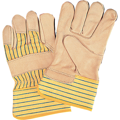 Gants d'ajusteur &agrave; paume s&egrave;che d'usage standard, Moyen, Paume en Cuir fleur de vache, Doublure en Coton The Estey Group
