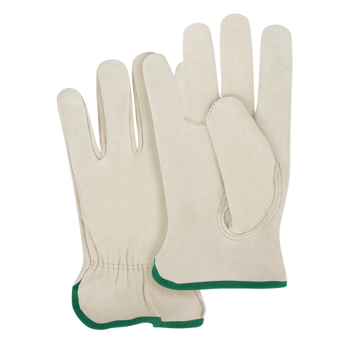 Gants pour conducteurs &agrave; ajustement serr&eacute;, Grand, Paume en Cuir fleur de vache The Estey Group