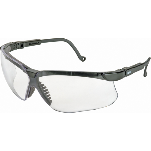Lunettes de s&eacute;curit&eacute; Uvex Genesis, Lentille Transparent, Antibu&eacute;e/Anti-&eacute;gratignures, R&eacute;pond ou surpasse la norme CSA Z94.3 The Estey Group