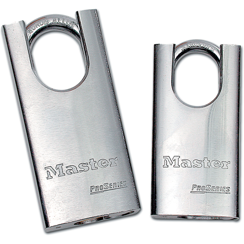 Cadenas prot&eacute;g&eacute; ProSeries, Argent, Cl&eacute;s diff&eacute;rentes, Acier tremp&eacute;, Largeur de 1-9/16" The Estey Group