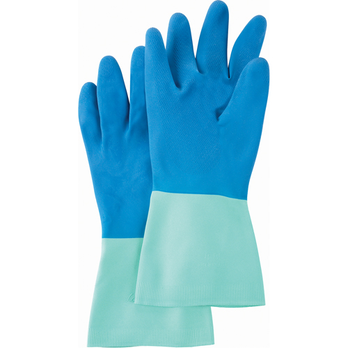 Protector Gloves, Size 2X-Large/10/10.5, 13" L, Nitrile, Flock-Lined Inner Lining, 28-mil The Estey Group