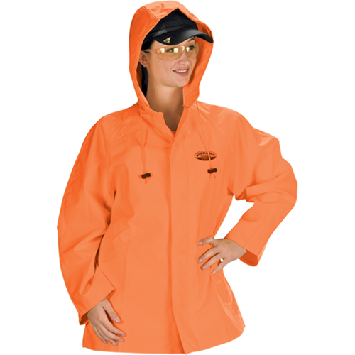 V&ecirc;tements imperm&eacute;ables Hurricane ignifuges et r&eacute;sistants &agrave; l'huile, veste, 4T-Grand, Orange haute visibilit&eacute; The Estey Group