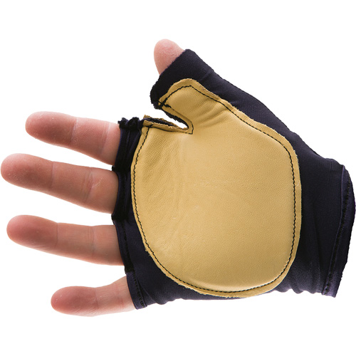 Gant antichoc sans doigts &agrave; prise d'outil, main droite, Taille T-petit, Paume Cuir fleur The Estey Group