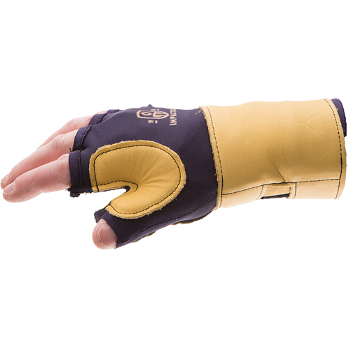 Gants de protection sup&eacute;rieure contre les impacts & les microtraumarismes r&eacute;p&eacute;t&eacute;s, main droite, Taille T-petit, Paume Cuir fleur The Estey Group