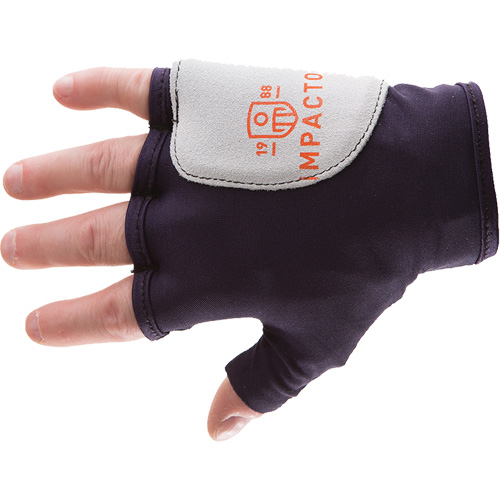 Gants de protection sans doigts paume/c&ocirc;t&eacute;, gauche, T-petit, Paume en Su&egrave;de, Poignet &agrave; enfiler The Estey Group