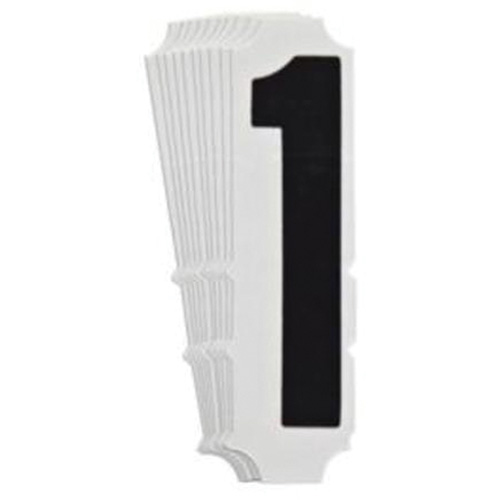 &eacute;tiquettes de lettres et chiffres gothiques individuels Quick-Align, 1, 4" h, Noir The Estey Group