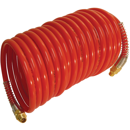 Tuyaux &agrave; air autor&eacute;tractables Maxpro en nylon a/raccords, Air, 3/8" DI x 25' lo, Nylon, 200 psi &agrave; 23 °C The Estey Group