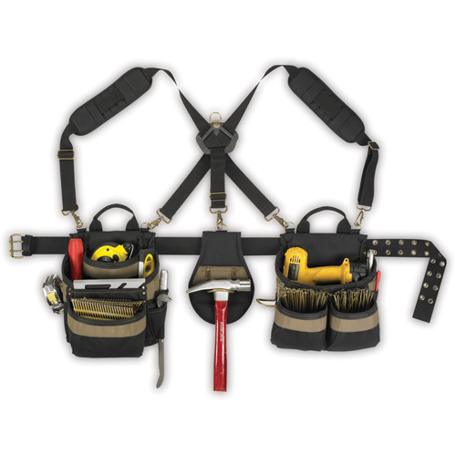 20-Pocket, 5-Piece Comfortlift Combo Systems, Polyester, Black The Estey Group