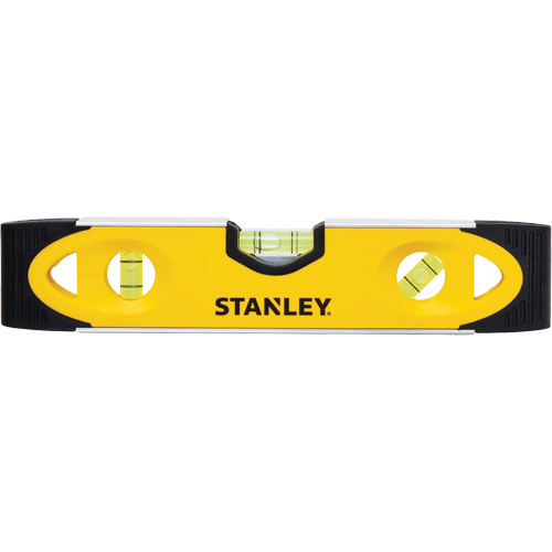Shock-Resistant Torpedo Level, 9" L, Aluminum, 3 Vials, Magnetic The Estey Group