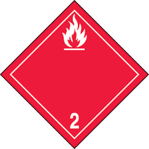 TDG Shipping Labels, Class 2.1, Flammable Gases, Paper The Estey Group