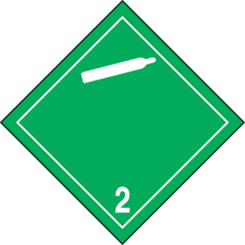 TDG Shipping Labels, Class 2.2, Non-Flammable & Non-Toxic Gases, Paper The Estey Group