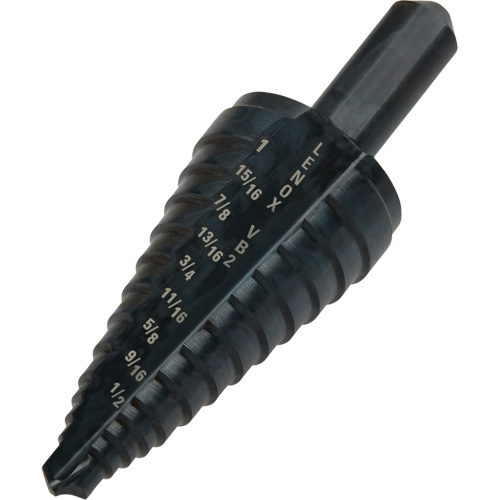 Foret &eacute;tag&eacute; no 2, 1/8" - 1", Incr&eacute;ments de 1/16", Acier rapide The Estey Group