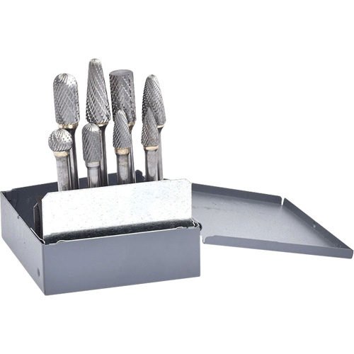Double Cut Carbide Burr Set, 8 Pieces The Estey Group