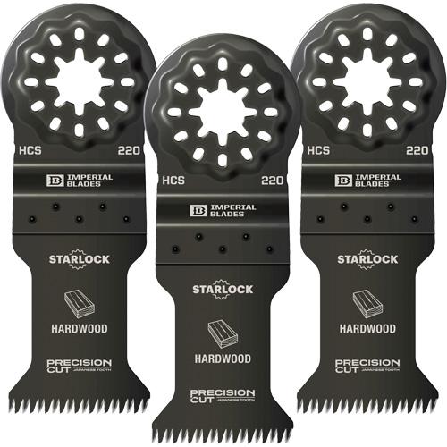 Lames &agrave; dents japonaises 1-3/8" pour le bois dur Starlock The Estey Group