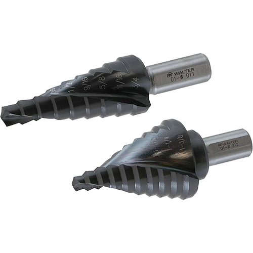 Foret &eacute;tag&eacute; Multi-Step, 1/4" - 1", Titane The Estey Group
