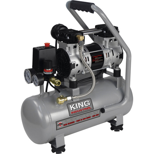 Compresseur &agrave; air sans huile ultra silencieux, Essence, 3 gal., 135 PSI The Estey Group