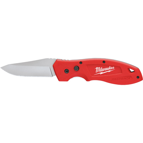 FASTBACK Smooth Folding Pocket Knife, 7-3/4" Blade, Stainless Steel Blade, Metal Handle The Estey Group