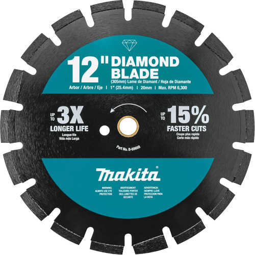 Lame de scie en diamant segment&eacute;e pour usage double The Estey Group