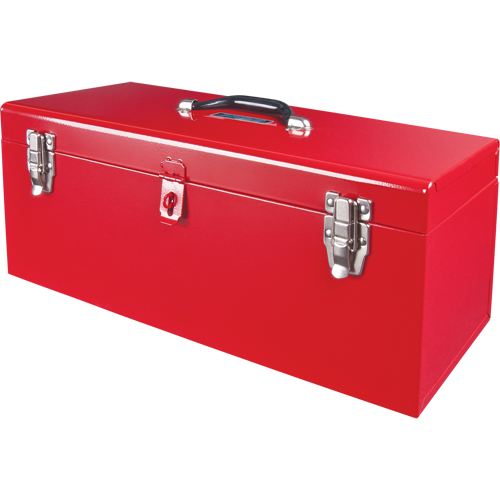 Coffre &agrave; outils portatif ATB100 avec plateau en m&eacute;tal pour outils, 8-3/4" P x 21" la x 9" h, Rouge The Estey Group