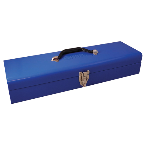 Low Profile Utility Tool Box, 20" D x 6-1/4" W x 5" H, Blue The Estey Group