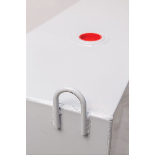 R&eacute;servoir de transfert pour carburant en acier, Acier, Capacit&eacute; 50 gal., Blanc The Estey Group