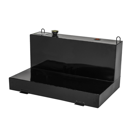 R&eacute;servoir de transfert pour carburant en acier, Acier, Capacit&eacute; 100 gal., Noir The Estey Group