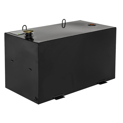 R&eacute;servoir de transfert pour carburant en acier, Acier, Capacit&eacute; 100 gal., Noir The Estey Group