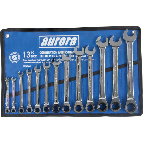 Fixed Head Wrench Set, 13 Pieces, Imperial The Estey Group