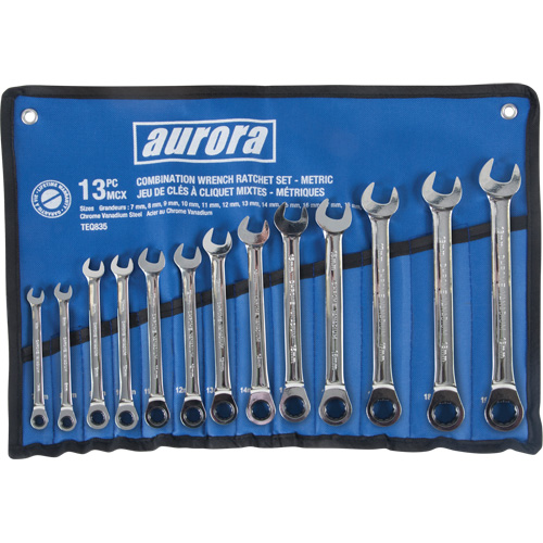 Fixed Head Wrench Set, Combination, 13 Pieces, Metric The Estey Group