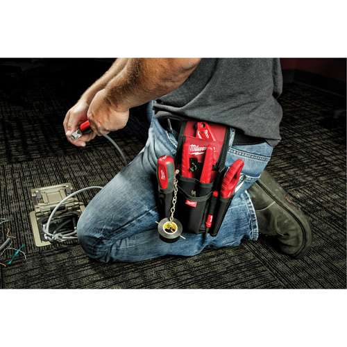 Compact Utility Pouch, Multiple Tool Holder, Nylon, 7 Pockets The Estey Group