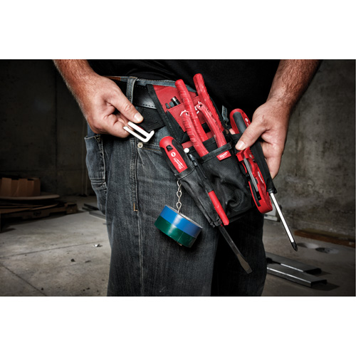 Compact Utility Pouch, Multiple Tool Holder, Nylon, 7 Pockets The Estey Group