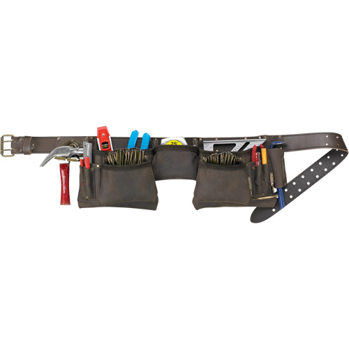 Constructor's Tool Belt, Leather, Tan The Estey Group