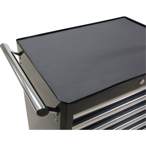 Chariot &agrave; outils industriel, 7 tiroirs, 27" la x 18-3/4" p x 39" h, Noir The Estey Group