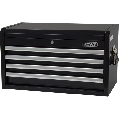 Industrial Tool Chest, 26" W, 4 Drawers, Black The Estey Group