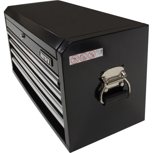 Industrial Tool Chest, 26" W, 4 Drawers, Black The Estey Group