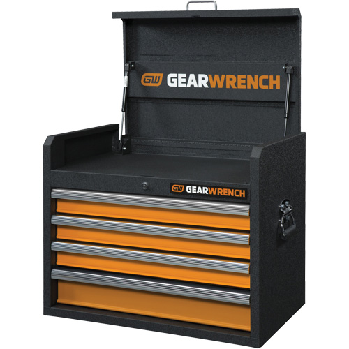 Coffre &agrave; outils de s&eacute;rie GSX, 26" la, 4 tiroirs, Noir/Orange The Estey Group
