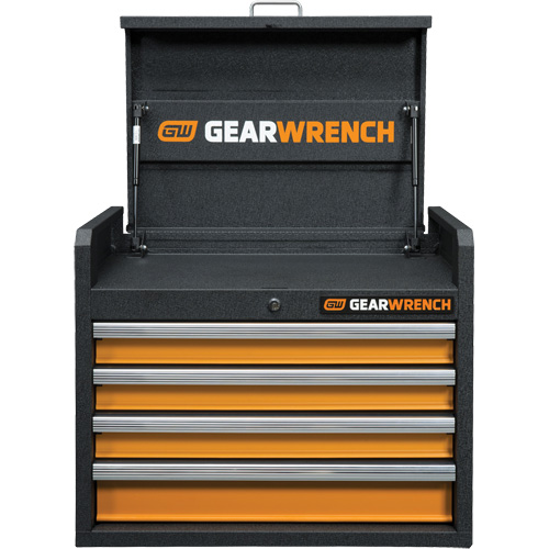 Coffre &agrave; outils de s&eacute;rie GSX, 26" la, 4 tiroirs, Noir/Orange The Estey Group