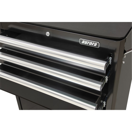 Industrial Tool Cart, 3 Drawers, 29-4/5" W x 21-1/5" D x 38-4/5" H, Black The Estey Group