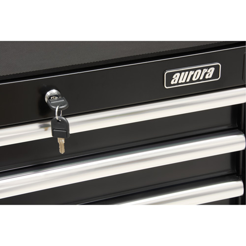 Industrial Tool Cart, 3 Drawers, 29-4/5" W x 21-1/5" D x 38-4/5" H, Black The Estey Group