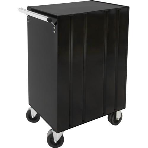 Industrial Tool Cart, 3 Drawers, 29-4/5" W x 21-1/5" D x 38-4/5" H, Black The Estey Group
